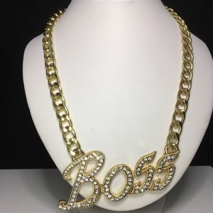 Set Boss necklace and earrings set